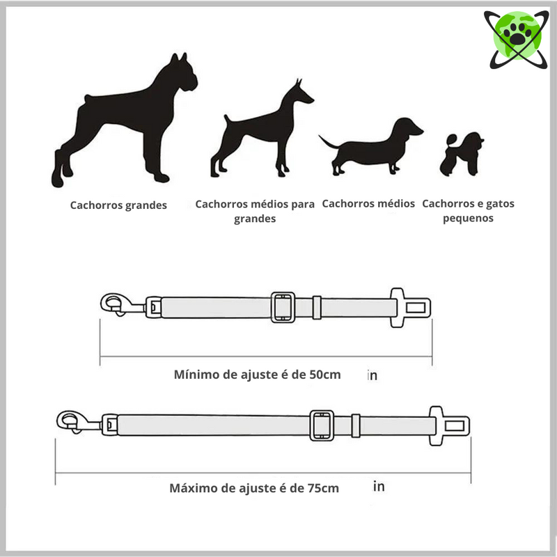 Cinto De Segurança Para Pets